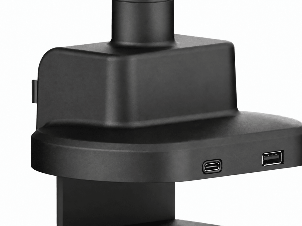 Alberenz® Dubbele Heavy Duty monitorbeugel met gasveer (2 schermen tot 57 inch)