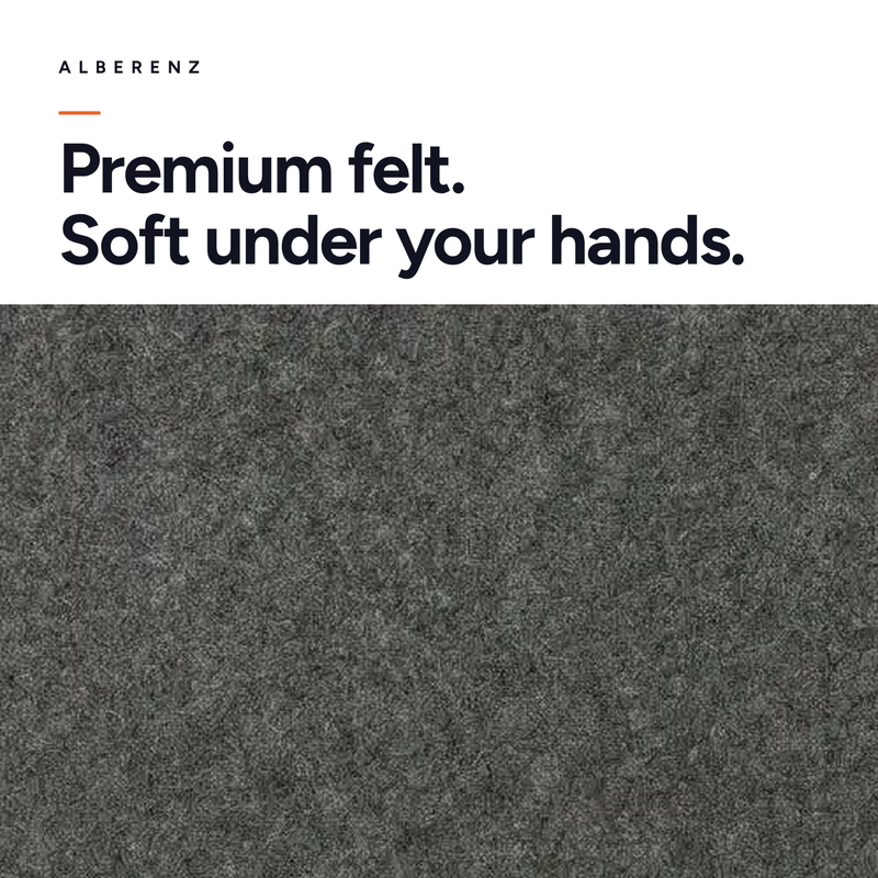 Desk pad - 30x90 cm - Dark Grey