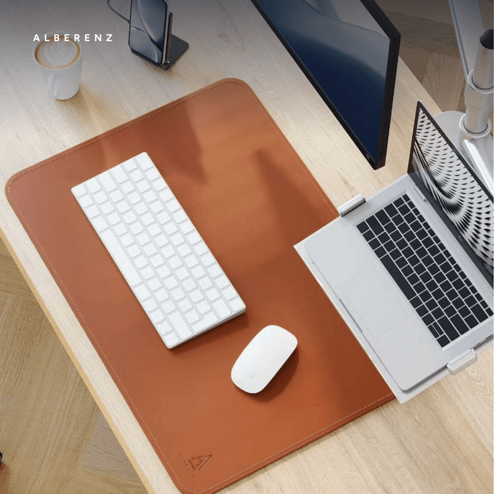 Alberenz® laptop monitorarm met gasveer zilver