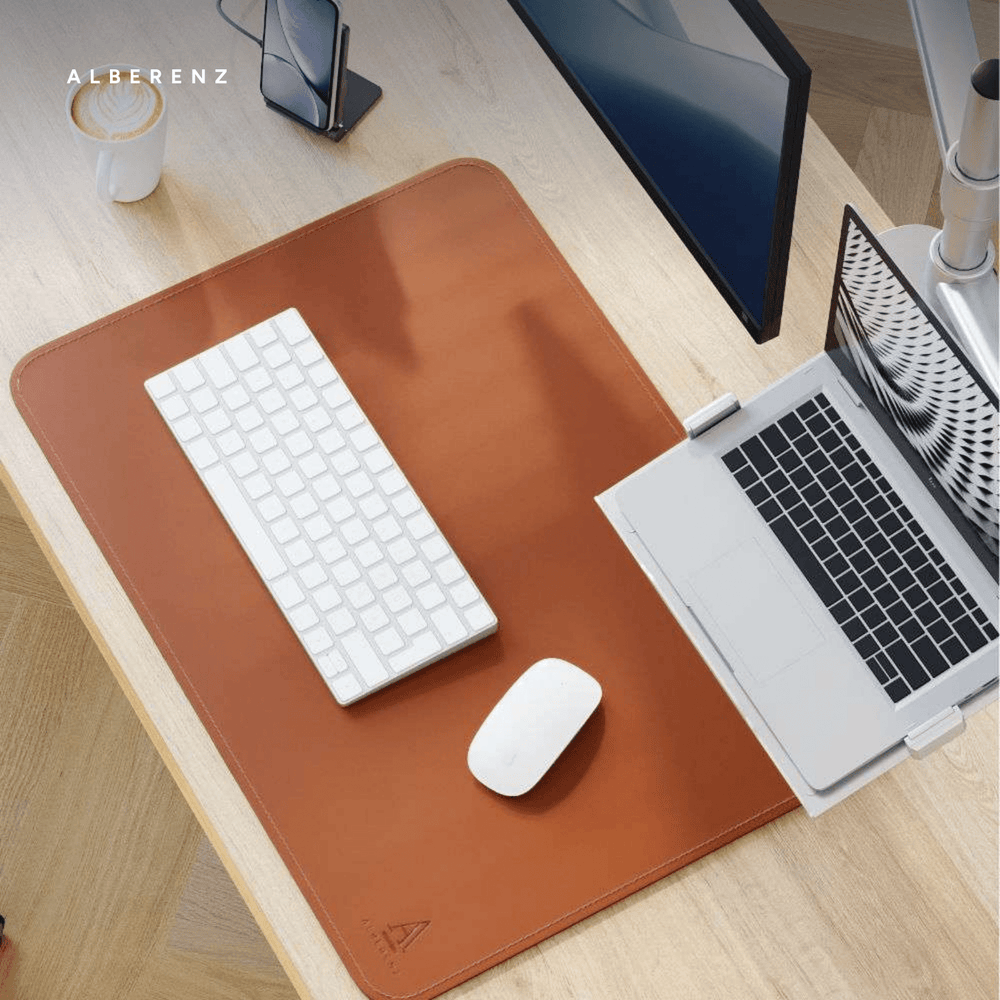 Alberenz® laptop monitorarm met gasveer zilver