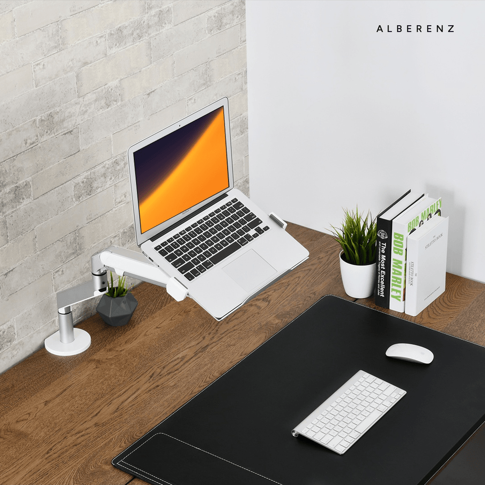 Alberenz® Laptop Aarm Gasfeder Sëlwer