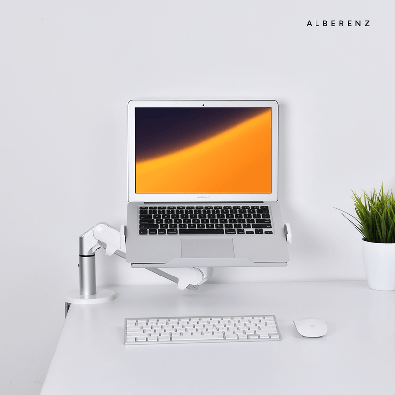 Alberenz® Laptop Aarm Gasfeder Sëlwer