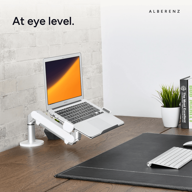 Alberenz® Laptop Aarm Gasfeder Sëlwer