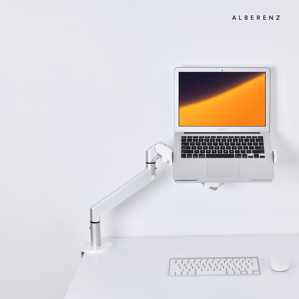 Alberenz® Laptop Aarm Gasfeder Sëlwer
