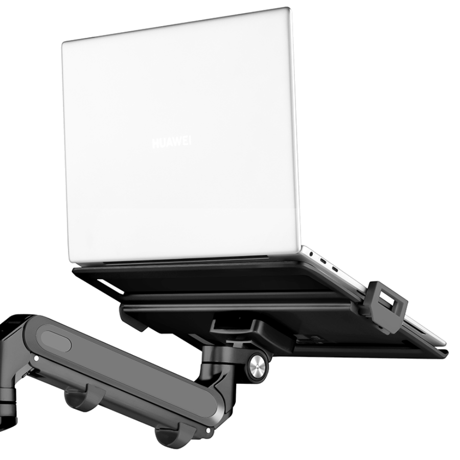 Alberenz® laptop monitor arm with gas spring black