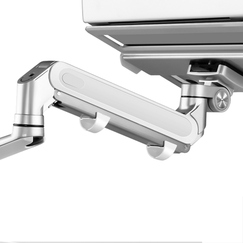Alberenz® laptop monitor arm with gas spring silver
