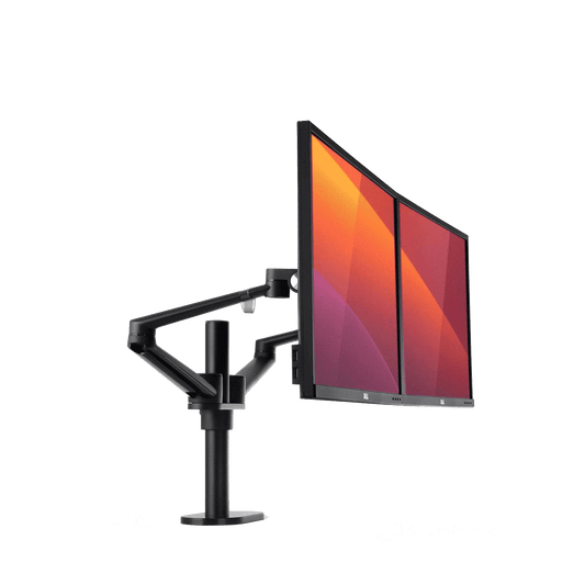 Alberenz Monitor Mount for 2 Screens Black - Alberenz -
