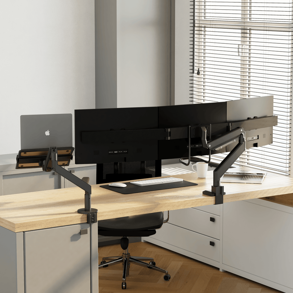 Alberenz® Monitorbeugel voor 3 Schermen