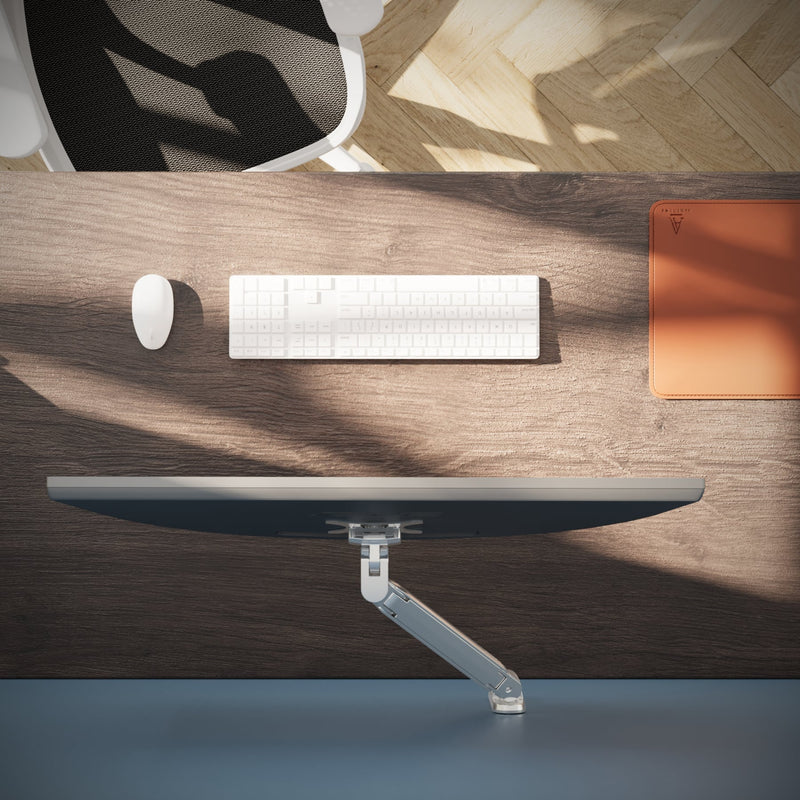 Alberenz® Monitorbeugel Wand Gasveer Zilver