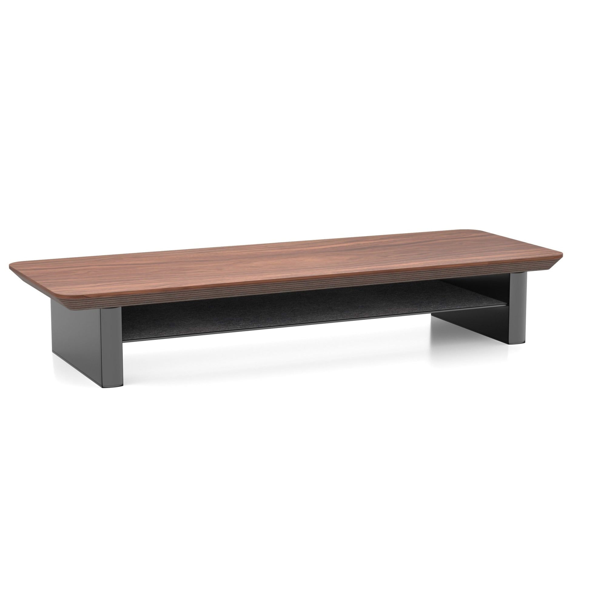 Alberenz® Walnut Wooden Monitor Riser - 1 Monitor - Alberenz -