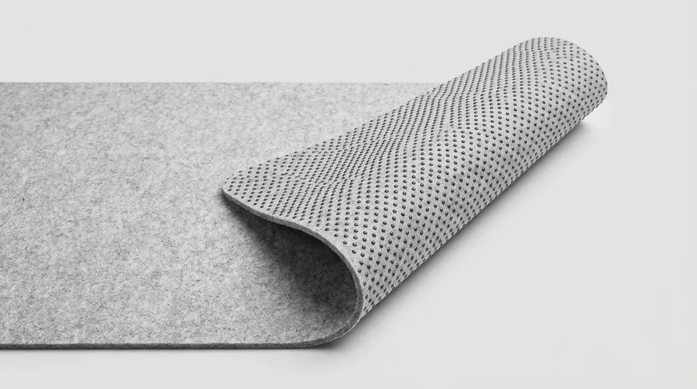 Skriveunderlag - 30x90 cm - Lysegrå