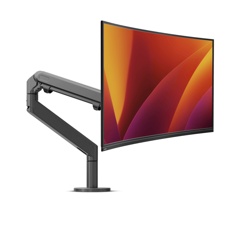 Alberenz® Enkele Monitorarm Gasveer Donkergrijs
