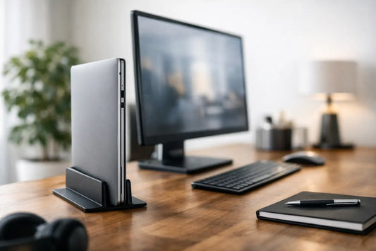 How to Mount a Laptop Vertically at Your Desk