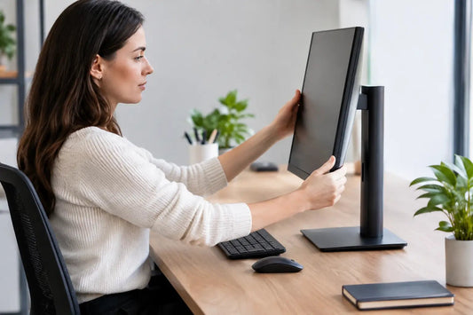 How to Prevent Monitor Wobble at Your Desk - Alberenz