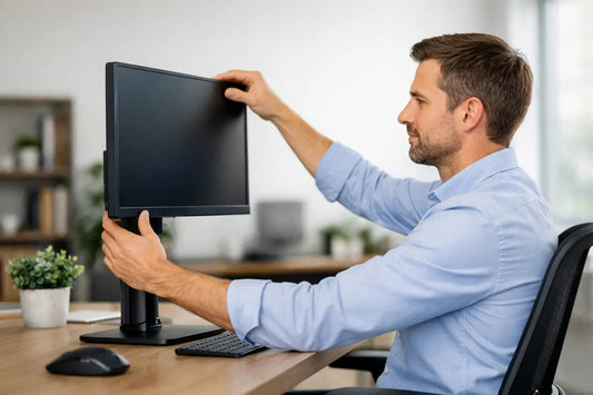 How to Set Screen Height for Better Posture - Alberenz