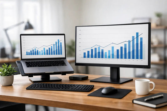 Laptop and Monitor Desk Guide for Better Work - Alberenz