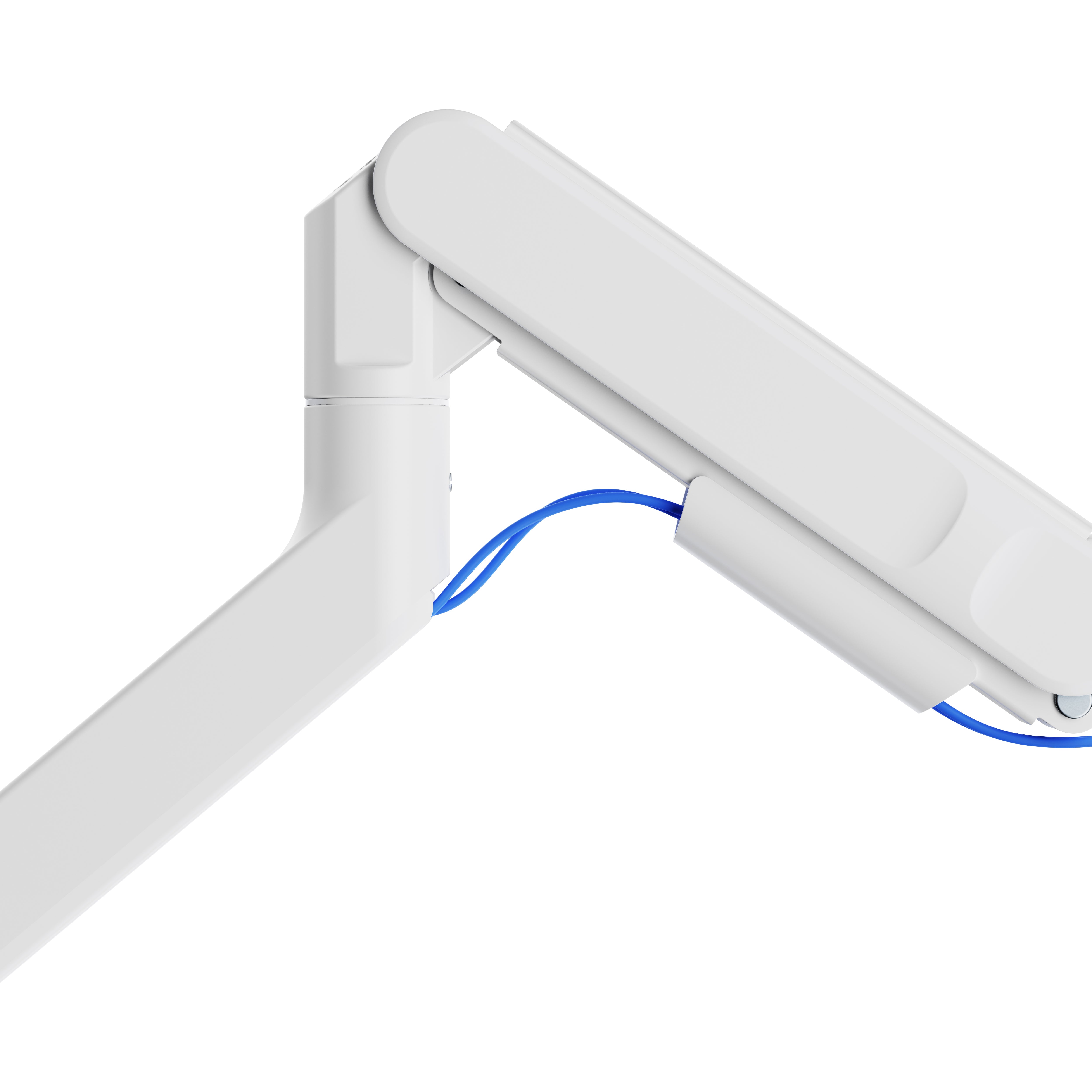 Alberenz® Heavy Duty Gas Spring Monitor Mount White (up to 57 inches)