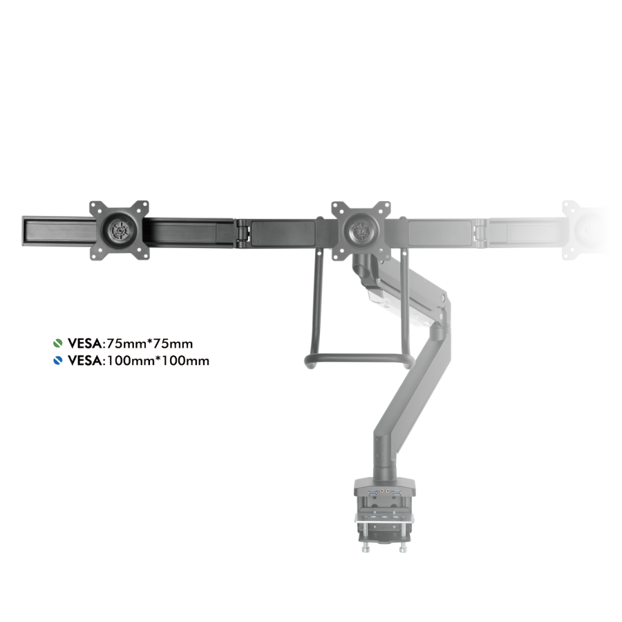 Alberenz® Monitorbeugel voor 3 Schermen