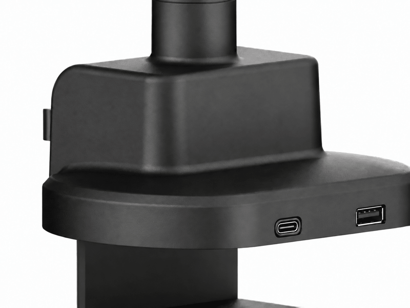 Alberenz® Dual Heavy Duty Gas Spring Monitor Mount (up to 2 x 57 inches)
