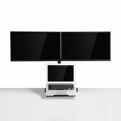 Alberenz dubbele monitorarm met laptop standaard - Alberenz -