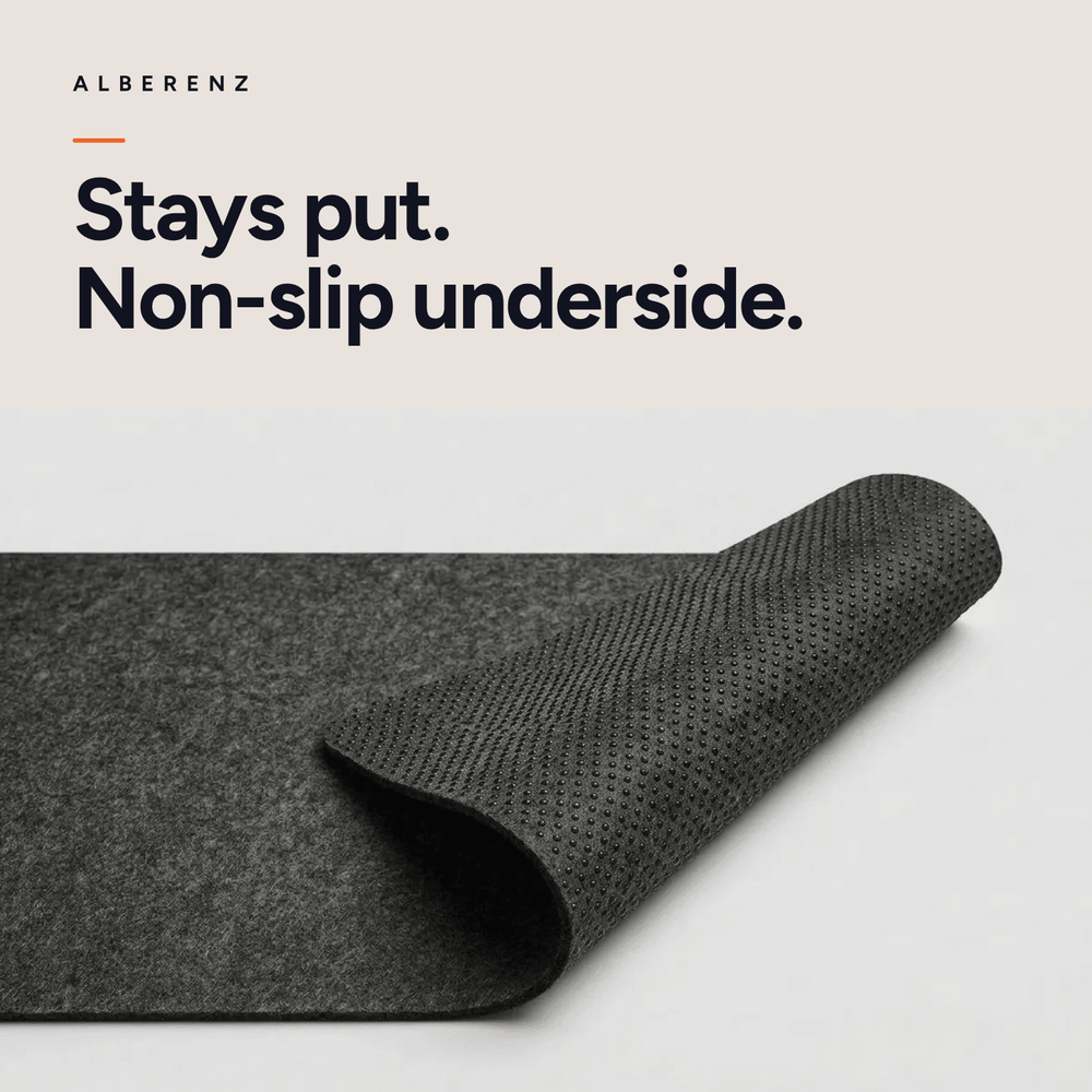 Desk pad - 30x90 cm - Dark Grey