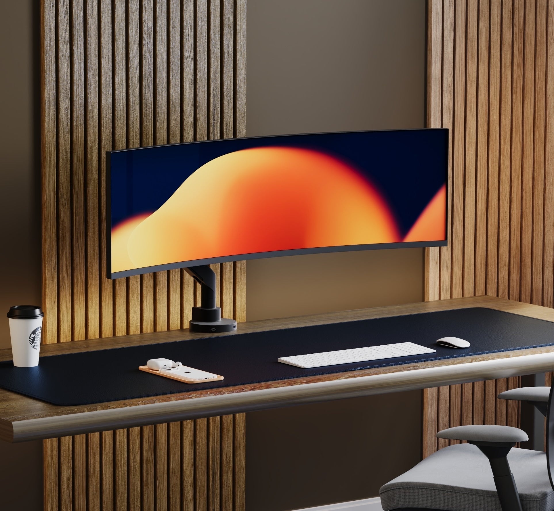 PUTORSEN Heavy Duty dubbele monitorarm voor 17 tot 49 platte en gebogen schermen, verticaal monitormontagebureau volledig verstelbaar, ondersteuning tot 45 kg, VESA 75/100 PUTORSEN Heavy Duty dubbele monitorarm voor 17 tot 49 platte en gebogen schermen, verticaal monitormontagebureau volledig verstelbaar, ondersteuning tot 45 kg, VESA 75/100
