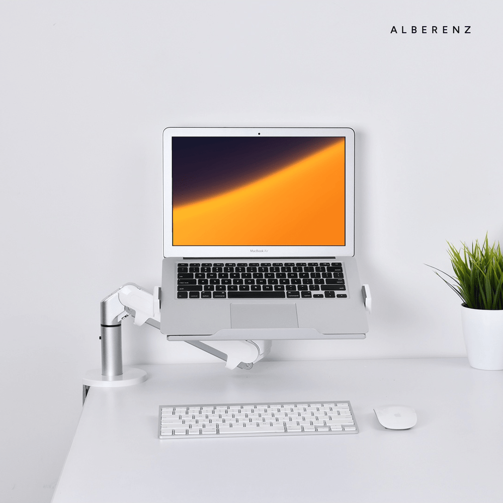 Alberenz® Laptop Aarm Gasfeder Sëlwer