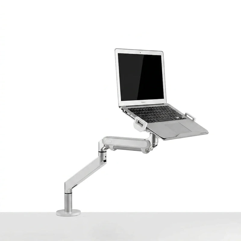 Alberenz® Ramię do laptopa z gazową sprężyną, srebrne