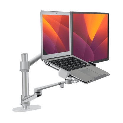 Alberenz® Laptop Monitor Arm Silver - Alberenz - +