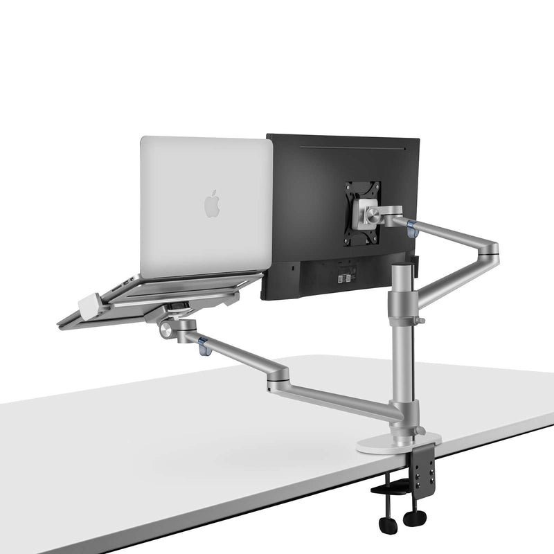 Alberenz® Laptop- och bildskärmsarm, silver
