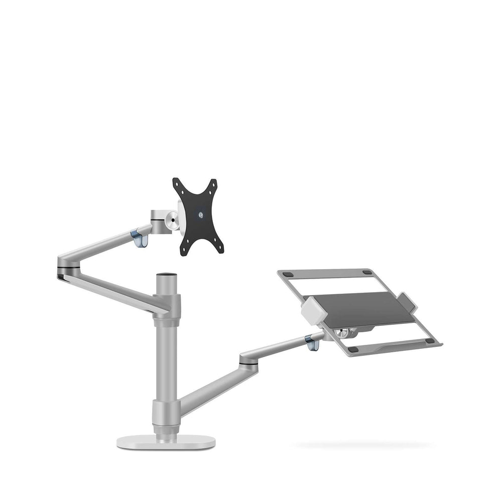 Alberenz® Laptop- och bildskärmsarm, silver