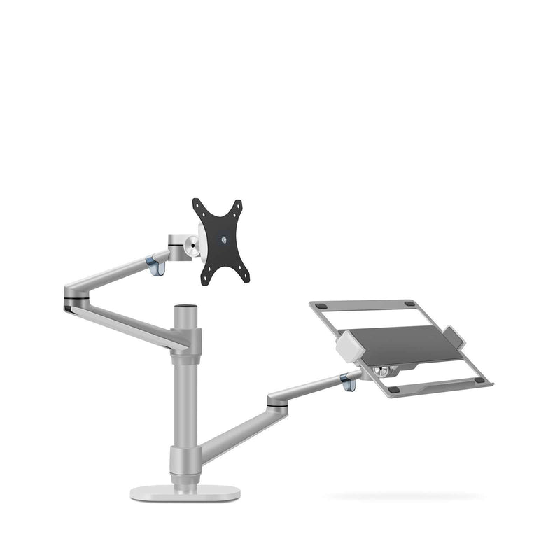 Alberenz® Laptop- och bildskärmsarm, silver