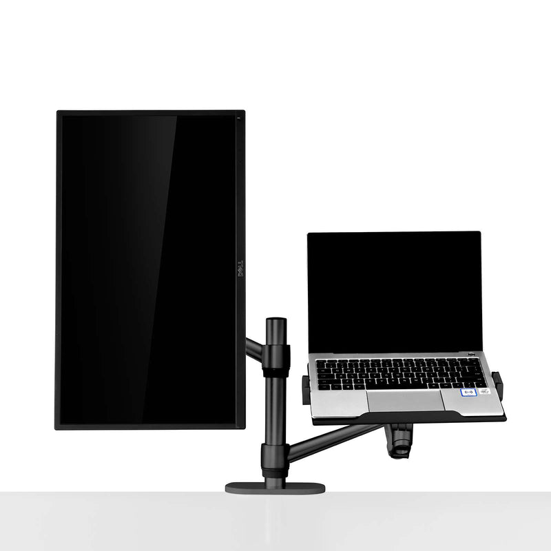 Alberenz® laptop monitor arm with gas spring black