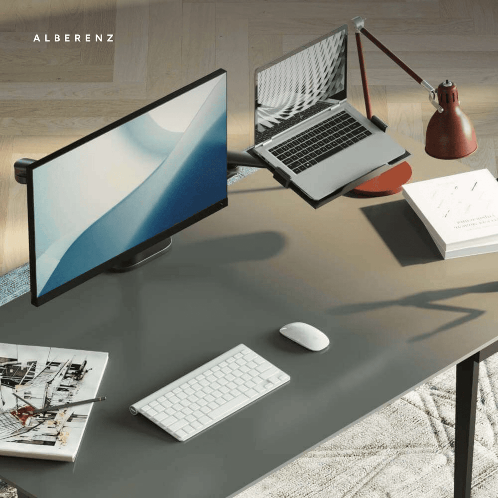 Alberenz® Laptop Monitor Arm Black
