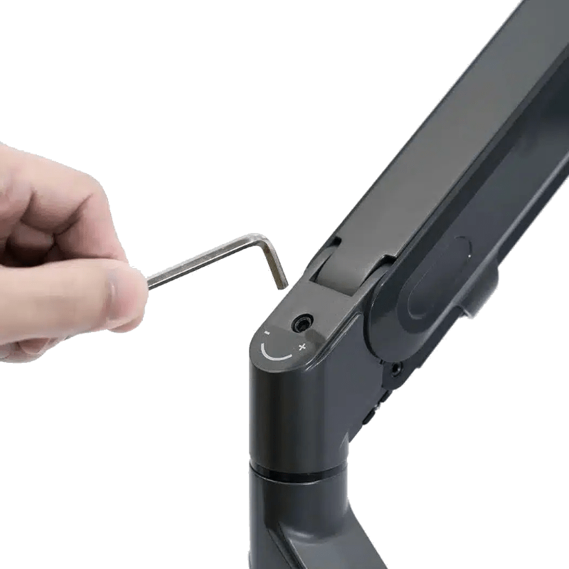 Alberenz® Enkele Monitorarm Gasveer Donkergrijs