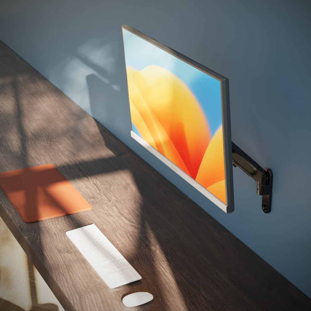Alberenz® Monitorbeugel Wand Gasveer Donkergrijs