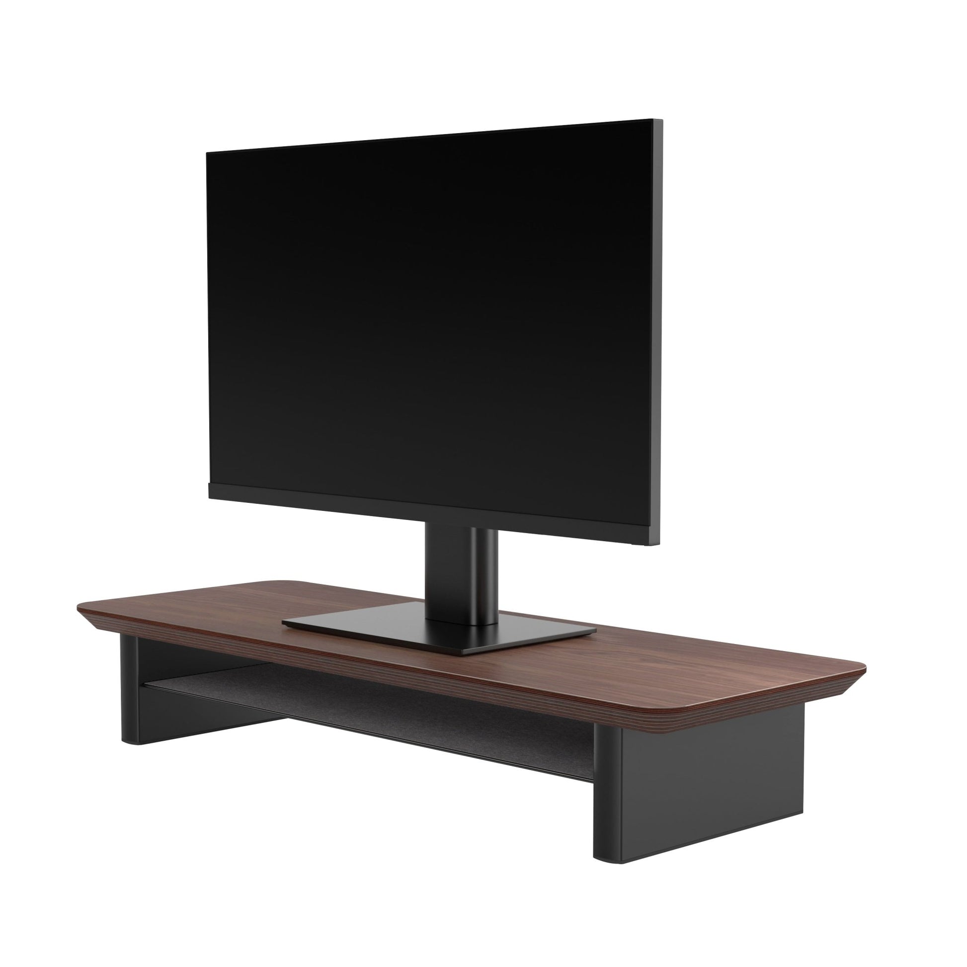 Alberenz® Walnut Wooden Monitor Riser - 1 Monitor - Alberenz - 