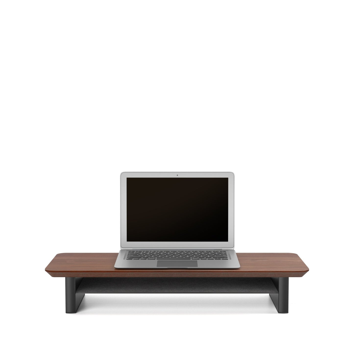 Alberenz® Walnut Wooden Monitor Riser - 1 Monitor - Alberenz - 