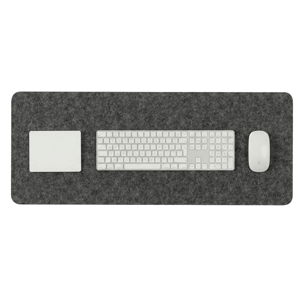 Desk pad - 30x90 cm - Dark Grey - Alberenz - 