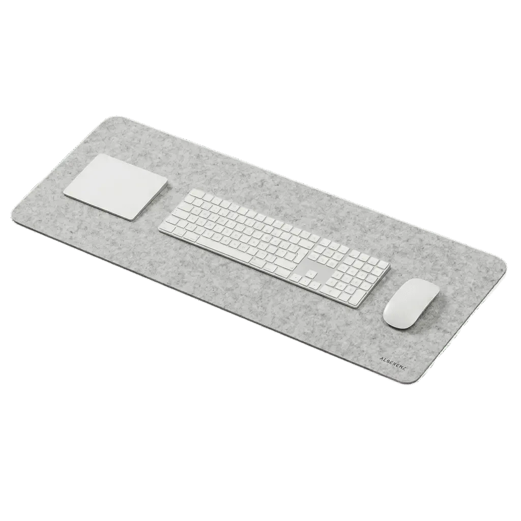 Desk pad - 30x90 cm - Light Grey - Alberenz - 