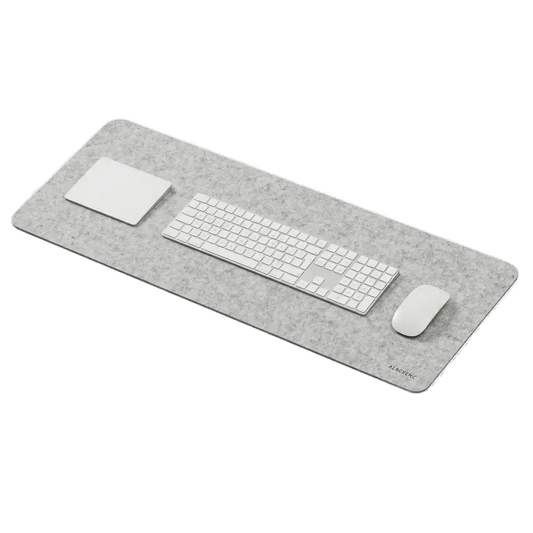 Desk pad - 30x90 cm - Light Grey - Alberenz - 