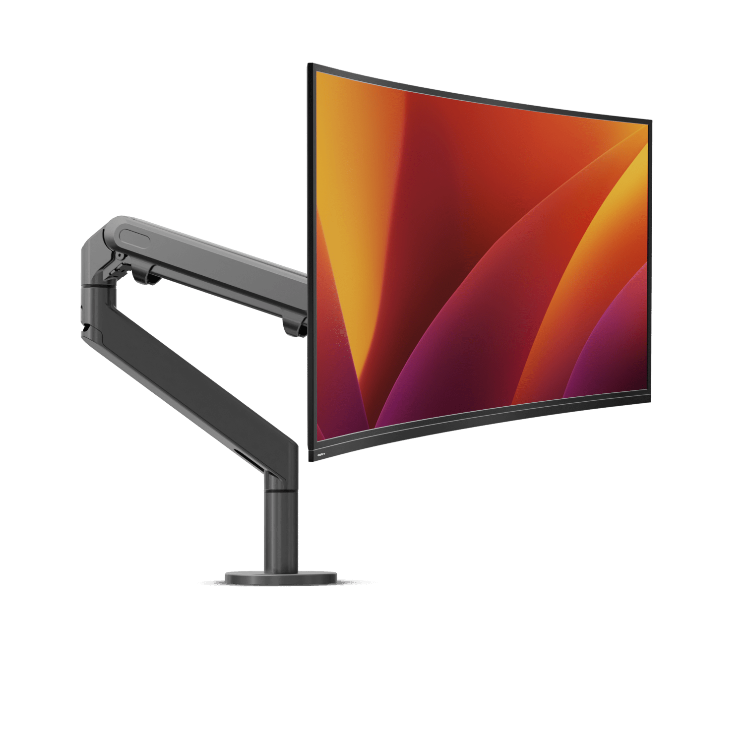 Alberenz® Single Monitor Arm Gas Spring Dark Gray
