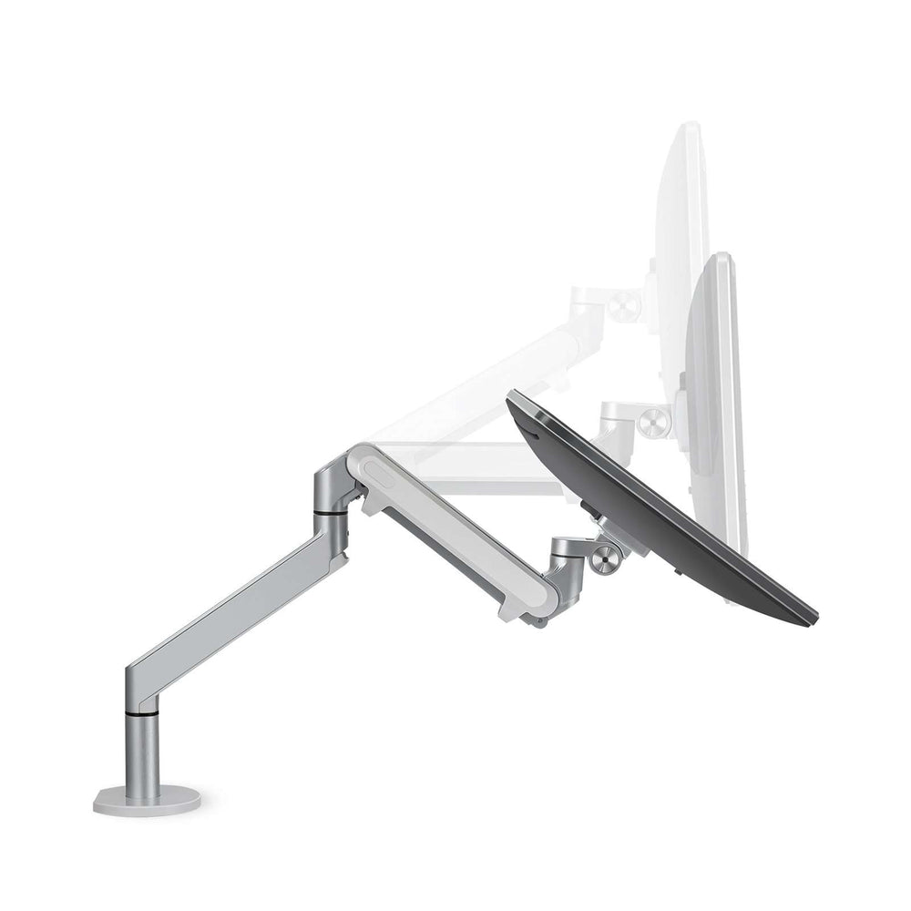 Alberenz® Single Monitor Arm Gas Spring Silver