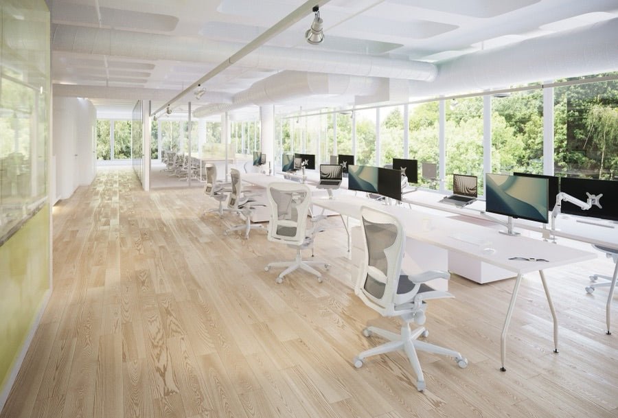 Every desk the same.